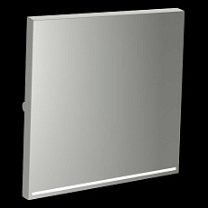 Клавиша для выключателя/переключателя одноклавишного с подсветкой S70 (сталь) Voltum VLS000205