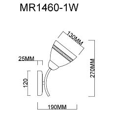 Бра MyFar Emily MR1460-1W 1