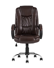 Кресло руководителя TopChairs Atlant коричневое D-430 brown 4