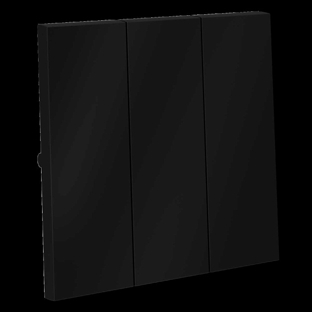 Клавиши для выключателя/переключателя трехклавишного S70 (графит) Voltum VLS000507 Фото № 1