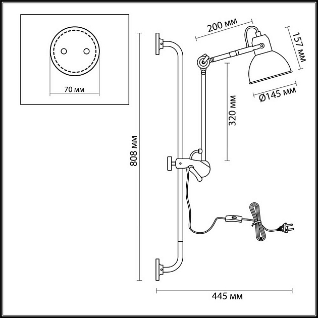 Спот Odeon Light Modern Arta 4125/1WA Фото № 5