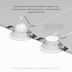Встраиваемый светильник Denkirs Port DK3101-WH 5