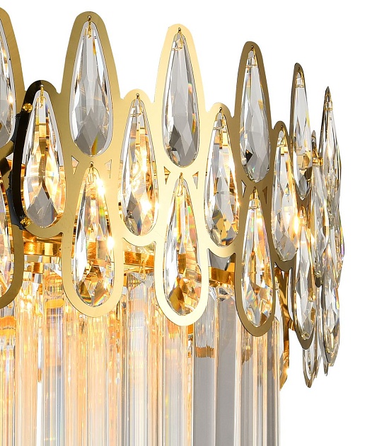 Подвесная люстра Natali Kovaltseva Navis 76019/8C Gold Фото № 2