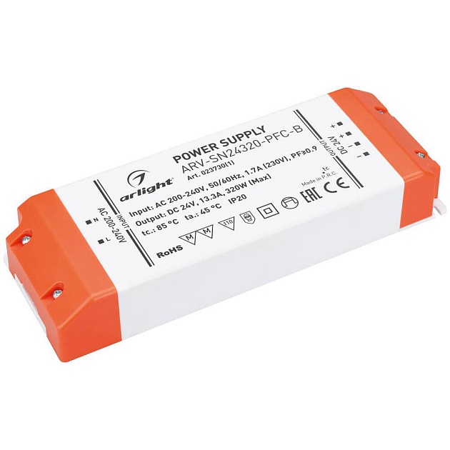 Блок питания Arlight ARV-SN24320-PFC-B 24V 320W IP20 13,3A 023730(1) Фото № 1
