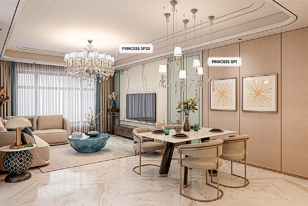 Подвесной светильник Crystal Lux Princess SP1 Фото № 6