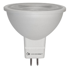 Лампа светодиодная Наносвет GU5.3 8W 4000K прозрачная LH-MR16-8/GU5.3/940 L281 1