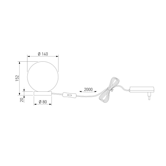 Настольная лампа Bogates Crystall 1_102 a072034 Фото № 3