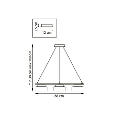 Подвесная люстра Lightstar Fico Ii 740167 1