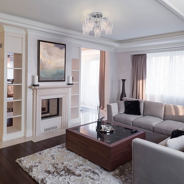 Потолочный светильник Eurosvet 30137/5 хром изображение 5 Потолочный светильник Eurosvet 30137/5 хром Фото № 5