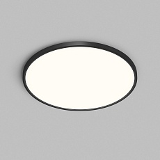 Потолочный светодиодный светильник Denkirs Thin DK6524-BK