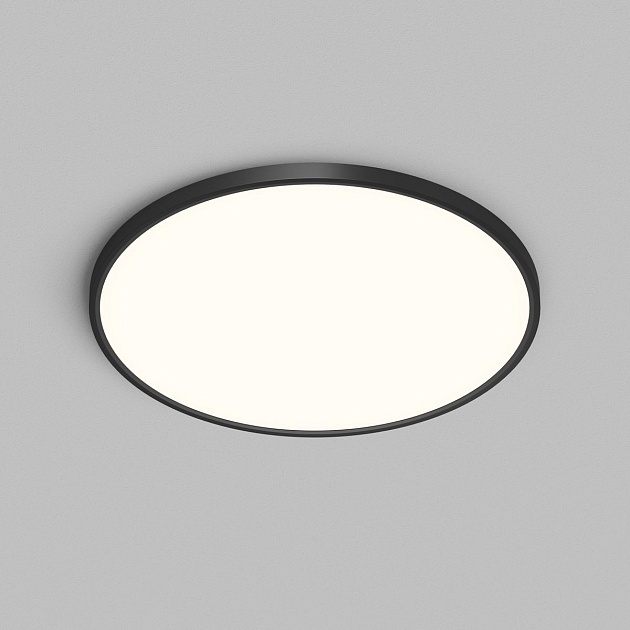 Потолочный светодиодный светильник Denkirs Thin DK6524-BK изображение 1 Потолочный светодиодный светильник Denkirs Thin DK6524-BK Фото № 1