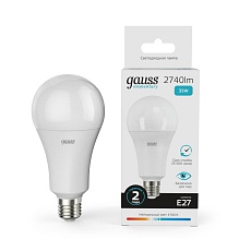 Лампа светодиодная Gauss E27 35W 4100K матовая 70225 4