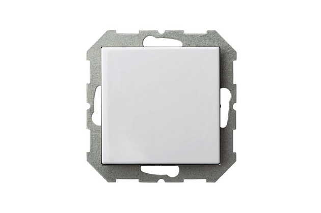 Выключатель одноклавишный Liregus Epsilon белый 28-0021 Фото № 4