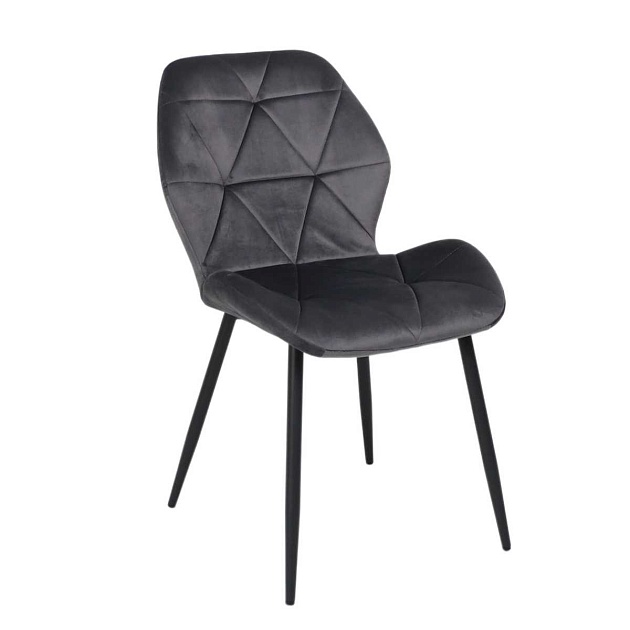 Кухонный стул AksHome Congo темно-серый, велюр 90024 Фото № 1