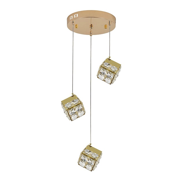 Подвесная светодиодная люстра Indigo Radioso 12048/3P Gold V000134L Фото № 4