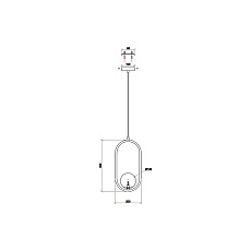Подвесной светильник Vele Luce Bianco VL5714P21 4
