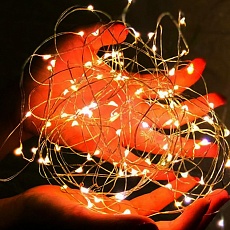 Cветодиодная гирлянда Sneha Роса нить 5V теплый белый A-961 WW 1