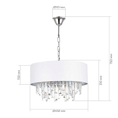 Подвесная люстра Evoluce Dahlia SLE1120-103-07 3