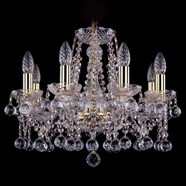 Подвесная люстра Bohemia Ivele 1413/8/165 G Balls Фото № 1