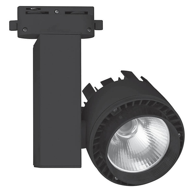 Трековый светодиодный светильник Volpe 4000K ULB-Q250 20W/NW/A Black 10962 фото 