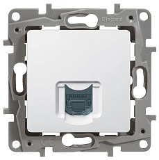 Розетка компьютерная RJ45 Legrand Etika 5 кат UTP белая 672241