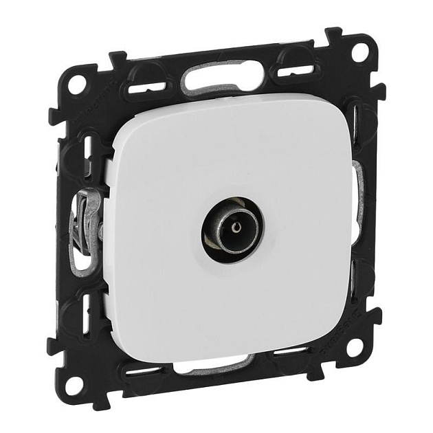 ТВ-розетка оконечная Legrand Valena Allure белая 753760 Фото № 1