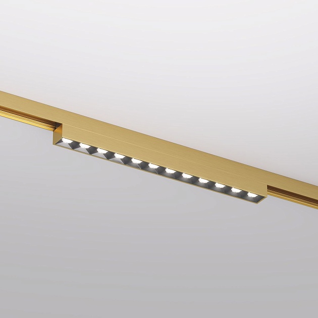 Трековый светодиодный светильник Denkirs Shine Grill DK5771-SB Фото № 1