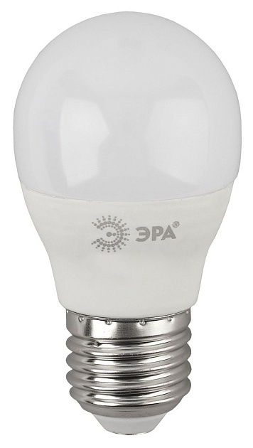 Лампа светодиодная ЭРА E27 10W 2700K матовая LED P45-10W-827-E27 R Б0050698 фото 4
