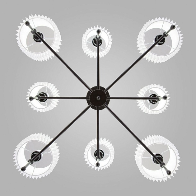 Подвесная люстра Eurosvet Notturno 60162/8 черный изображение 4 Подвесная люстра Eurosvet Notturno 60162/8 черный Фото № 4