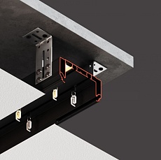 Профиль Flexy для изготовления скрытых п-образных карнизных ниш 11058 GARDINA2 5 9016 2