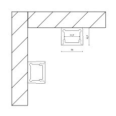 Профиль DesignLed LS.1613-W-R 010364 1