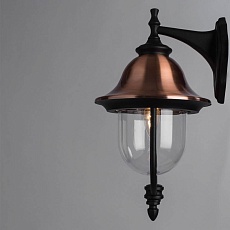 Уличный настенный светильник Arte Lamp Barcelona A1482AL-1BK 1