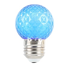Лампа светодиодная Feron E27 1W синяя LB-385 52162 4