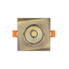 Встраиваемый светодиодный светильник Lumina Deco Dalston LDC F115 GR+BR 2