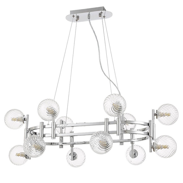 Подвесная люстра Crystal Lux Luxury SP12L Chrome Фото № 1
