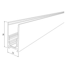 Шинопровод магнитный Elektrostandard Slim Magnetic 85085/00 a057185 1