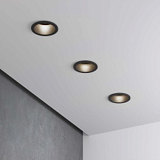 Встраиваемый светильник Elektrostandard Moll 25002/01 GU10 черный a064242 2