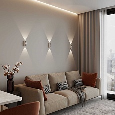 Настенный светодиодный светильник Elektrostandard Steel 40109/LED белый/сталь a055628 1