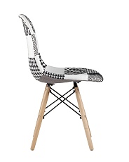 Кухонный стул Stool Group DSW черно-белый пэчворк УТ000002351 1