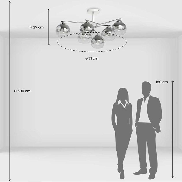 Люстра потолочная De City Вита 220013106 изображение 2 Люстра потолочная De City Вита 220013106 Фото № 2
