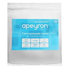 Светодиодная лента Apeyron 20W/m 120LED/m 2835SMD синий 5M 00-106 5