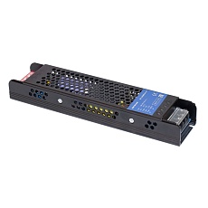 Блок питания интерьерный ELF, 12В, 150Вт, плоский металлический перфорированный корпус (черный) ELF-12150BEslim-JH