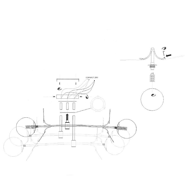 Потолочная люстра Imperium Loft Matisse 194950-23 изображение 2 Потолочная люстра Imperium Loft Matisse 194950-23 Фото № 2