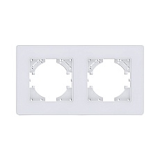 Рамка 2-постовая, белый Kollinger Eleganz Acryl EA2WH