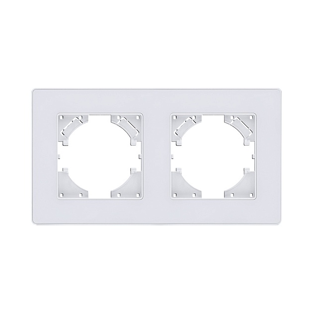 Рамка 2-постовая, белый Kollinger Eleganz Acryl EA2WH изображение 1 Рамка 2-постовая, белый Kollinger Eleganz Acryl EA2WH Фото № 1
