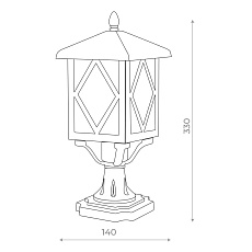 Уличный подвесной светильник ST Luce Lorne SL084.403.01 3