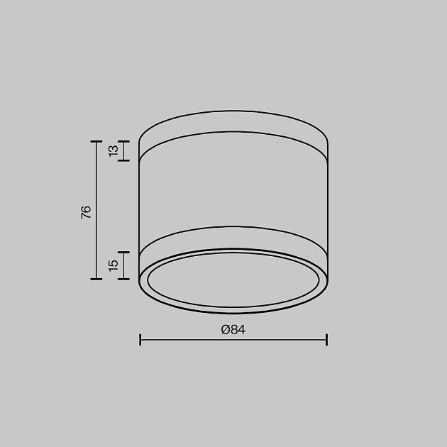 Потолочный светильник Maytoni Technical C120CL-GX53-B Фото № 8