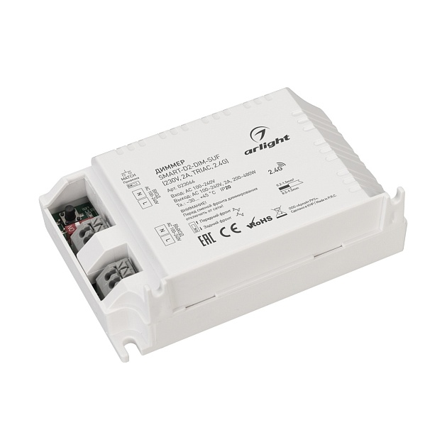 Диммер Arlight Smart-D2-Dim 023066 изображение 1 Диммер Arlight Smart-D2-Dim 023066 Фото № 1