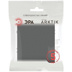 Переключатель ЭРА Arktik 16-1108-06 перекрёстный 10АХ-250В графит Б0070389 1