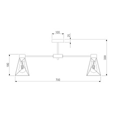 Потолочная люстра Eurosvet Trappola 70107/8 белый 3